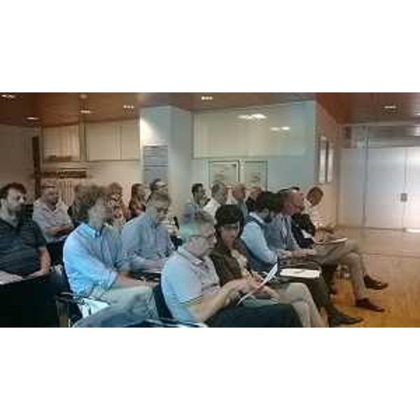 Sara Vito (Assessore regionale Ambiente ed Energia) alla riunione con gli attori del sistema idrico regionale - Udine 03/07/2017