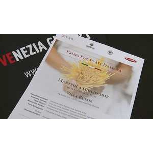 Programma del convegno "Primo Piatto all'Italiana" - Capriva del Friuli 04/07/2017