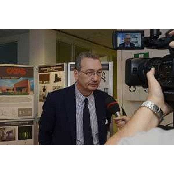 Sergio Bolzonello (Vicepresidente Regione FVG e assessore Attività produttive, Turismo e Cooperazione) alla presentazione del nuovo laboratorio prove mobili e arredo del CATAS - San Giovanni al Natisone 04/07/2017
