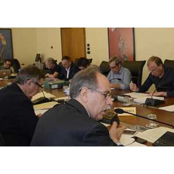 Gianni Torrenti (Assessore regionale Cultura, Sport e Solidarietà) in Prima Commissione consiliare - Trieste 07/07/2017