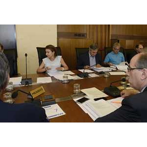 Gianni Torrenti (Assessore regionale Cultura, Sport e Solidarietà) in Prima Commissione consiliare - Trieste 07/07/2017