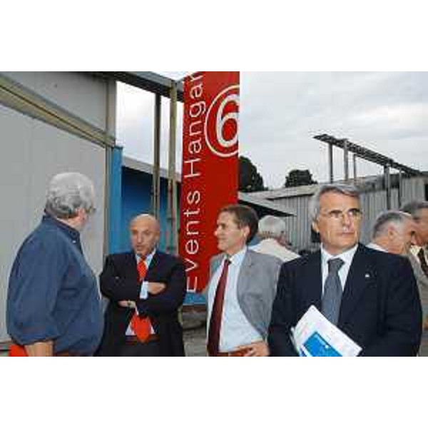 Enrico Bertossi (Assessore Regionale alle attività produttive) al Parco del Volo (Campoformido, 03/09/05)