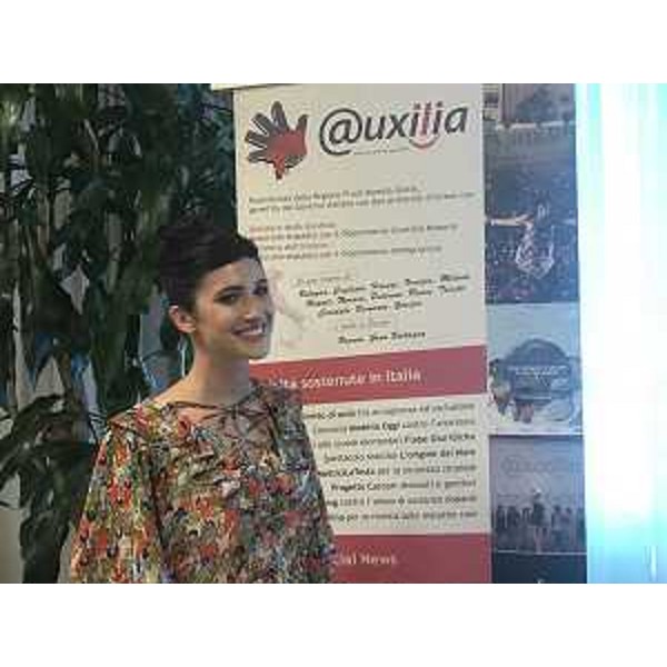 Lodovica Comello alla presentazione del Concert for Life - Udine 11/07/2017