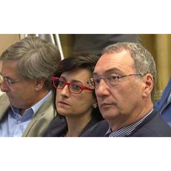 Sara Vito (Assessore regionale Ambiente ed Energia) e Sergio Bolzonello (Vicepresidente Regione FVG e assessore Attività produttive, Turismo e Cooperazione) all'inaugurazione del nuovo impianto di produzione cloro-soda Halo Industry - Torviscosa 14/07/2017