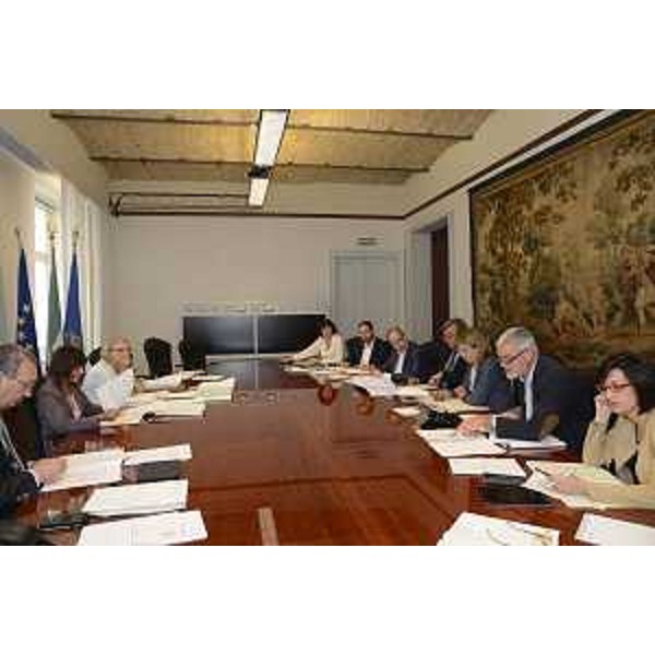 Debora Serracchiani (Presidente Regione Friuli Venezia Giulia) presiede la riunione della Giunta regionale - Trieste 17/07/2017