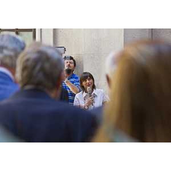 Debora Serracchiani (Presidente Regione Friuli Venezia Giulia) all'inaugurazione della sede ristrutturata della Regione FVG in via Carducci 6 - Trieste 19/07/2017