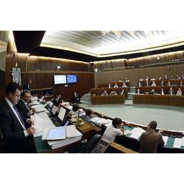 Aula del Consiglio regionale del FVG durante le votazioni per l'approvazione dell'assestamento di Bilancio - Trieste 21/07/2017