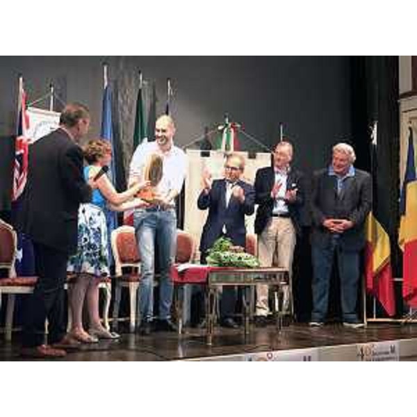 Sergio Bolzonello (Vicepresidente Regione FVG e assessore Attività produttive, Turismo e Cooperazione) al raduno dei corregionali all'estero - San Vito al Tagliamento 29/07/2017