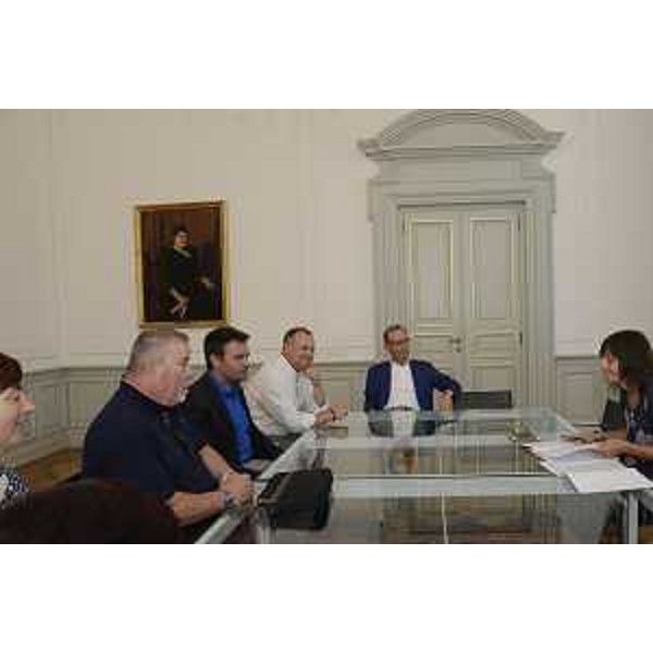 Debora Serracchiani (Presidente Regione Friuli Venezia Giulia) incontra gli esponenti di organizzazioni slovene del FVG - Trieste 02/08/2017