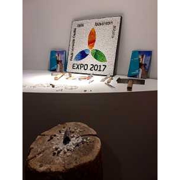 Mostra con le opere della Scuola Mosaicisti del FVG all'Expo 2017 - Astana (Kazakistan) 03/08/2017
