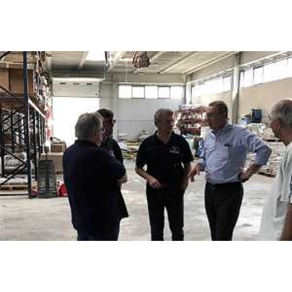 Sergio Bolzonello (Vicepresidente Regione FVG e assessore Attività produttive, Turismo e Cooperazione) durante il sopralluogo nei Comuni colpiti dal maltempo - Morsano al Tagliamento 11/08/2017