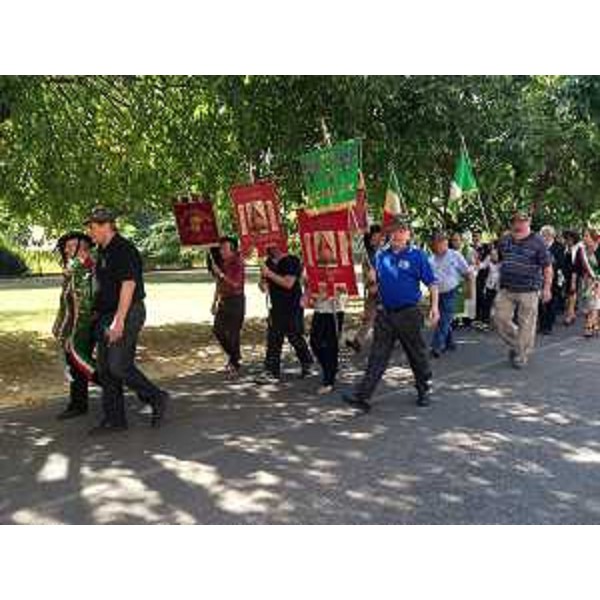 Corteo della commemorazione per il centenario dello scoppio della polveriera di Sant'Osvaldo - Udine 27/08/2017