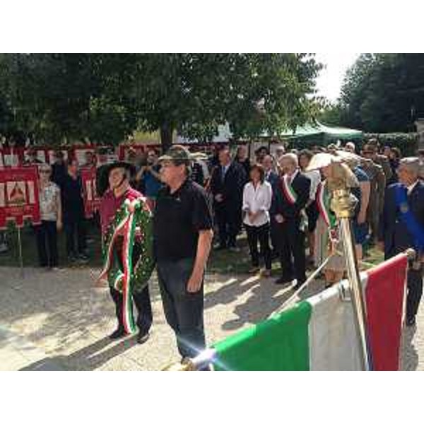Debora Serracchiani (Presidente Regione Friuli Venezia Giulia) alla commemorazione per il centenario dello scoppio della polveriera di Sant'Osvaldo - Udine 27/08/2017