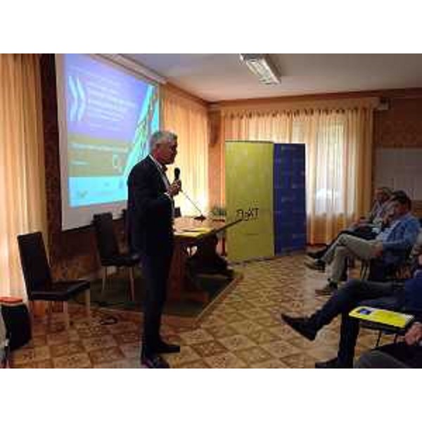 Paolo Panontin (Assessore regionale Autonomie locali e Coordinamento Riforme, Comparto unico, Sistemi informativi, Caccia e Risorse ittiche, delegato Protezione civile) alla "Summer school per giovani amministratori comunali" - Zovello di Ravascletto 04/09/2017 (Foto Luca Perrino)