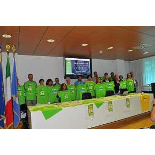 Maria Sandra Telesca (Assessore regionale Salute, Integrazione socio-sanitaria, Politiche sociali e Famiglia) alla presentazione di "Udine free bike" - Udine 04/09/2017
