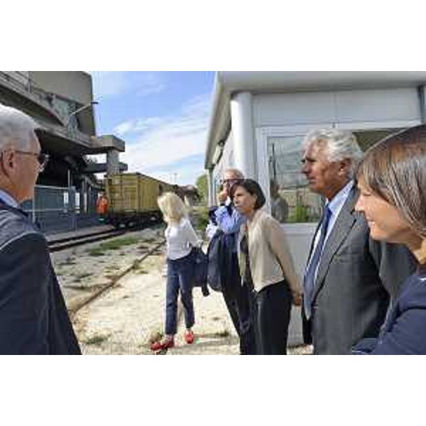 Debora Serracchiani (Presidente Regione Friuli Venezia Giulia) durante l'incontro con la delegazione dell'Autorità nazionale per la regolamentazione dei trasporti (Art) - Trieste 04/09/2017