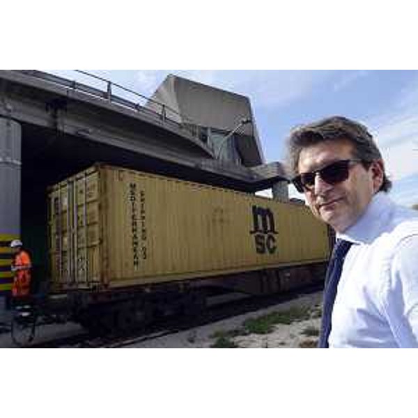 Zeno D'Agostino (Presidente Autorità sistema portuale Mare Adriatico Orientale) durante l'incontro con la delegazione dell'Autorità nazionale per la regolamentazione dei trasporti (Art) - Trieste 04/09/2017