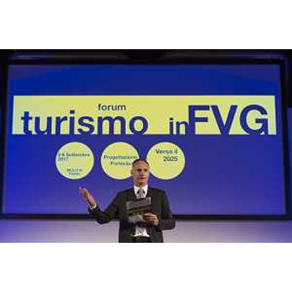 Bruno Bertero (Direttore Marketing PromoTurismo FVG) al "Forum Turismo in FVG" - Trieste 05/09/2017 (Foto Fabrice Gallina)