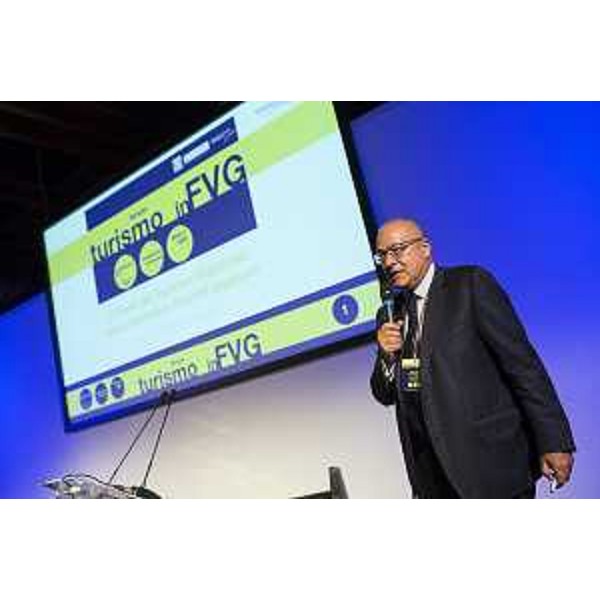 Marco Tullio Petrangelo (Direttore generale PromoTurismo FVG) al "Forum Turismo in FVG" - Trieste 05/09/2017 (Foto Fabrice Gallina)