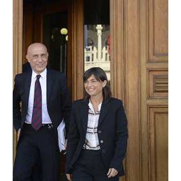 Domenico Minniti (Ministro Interno) e Debora Serracchiani (Presidente Regione Friuli Venezia Giulia) - Trieste 05/09/2017