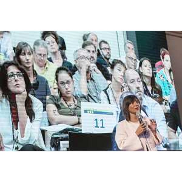 Debora Serracchiani (Presidente Regione Friuli Venezia Giulia) alla seconda giornata del "Forum Turismo in FVG", al Molo IV - Trieste 06/09/2017