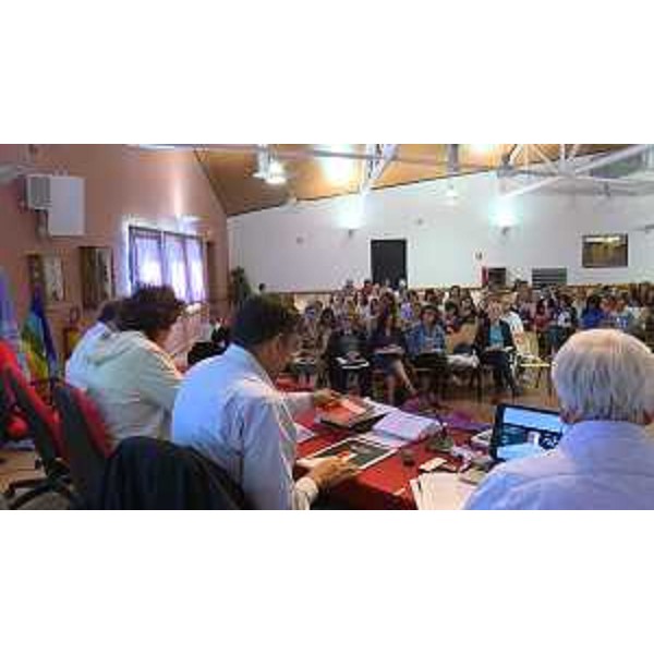 Loredana Panariti (Assessore regionale Lavoro, Formazione, Istruzione, Pari Opportunità, Politiche giovanili, Ricerca e Università) al corso di formazione "Per il bene della società" - Zugliano 08/09/2017