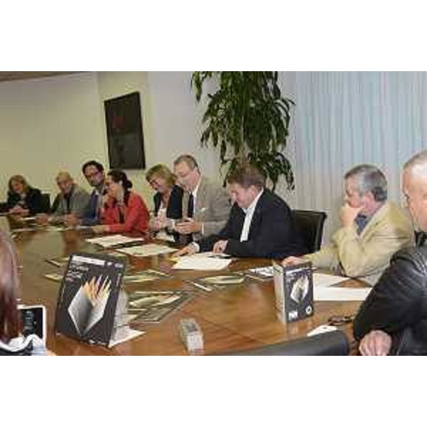 Sergio Bolzonello (Vicepresidente Regione FVG e assessore Attività produttive, Turismo e Cooperazione) alla presentazione del premio letterario "Latisana per il Nordest" - Udine - 11/09/2017