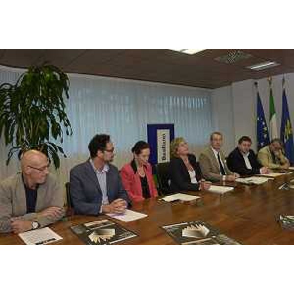 Sergio Bolzonello (Vicepresidente Regione FVG e assessore Attività produttive, Turismo e Cooperazione) alla presentazione del premio letterario "Latisana per il Nordest" - Udine - 11/09/2017