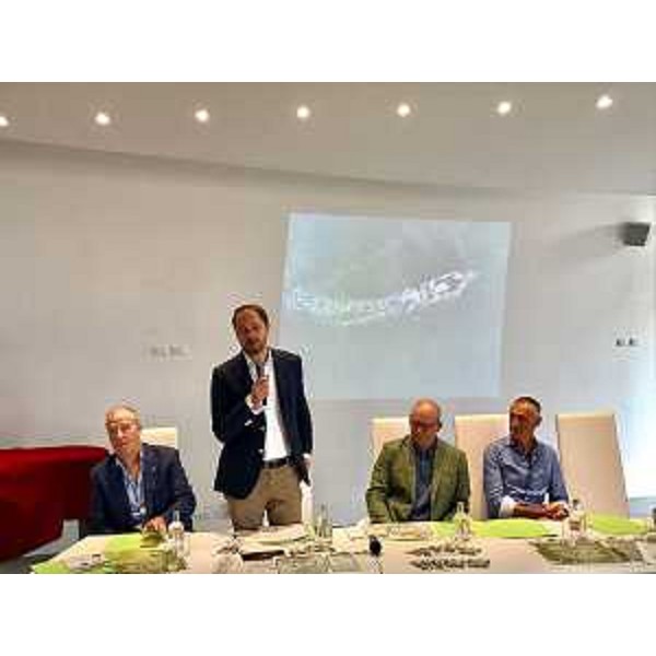 Cristiano Shaurli (Assessore regionale Risorse agricole e forestali) alla presentazione di "Boschinfesta" - Lignano Sabbiadoro 11/09/2017