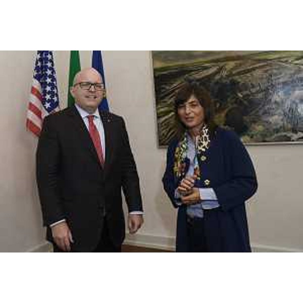 Debora Serracchiani (Presidente Regione Friuli Venezia Giulia) incontra Philip T. Reeker (Console generale Usa in Italia) - Trieste 12/09/2017