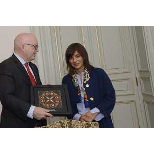 Debora Serracchiani (Presidente Regione Friuli Venezia Giulia) incontra Philip T. Reeker (Console generale Usa in Italia) - Trieste 12/09/2017