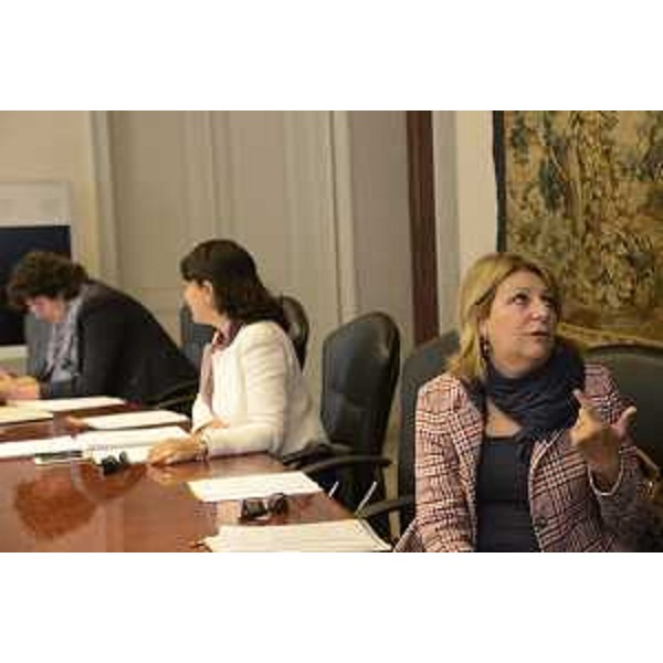 Maria Sandra Telesca (Assessore regionale Salute, Integrazione socio-sanitaria, Politiche sociali e Famiglia) durante la riunione della Giunta regionale - Trieste 22/09/2017