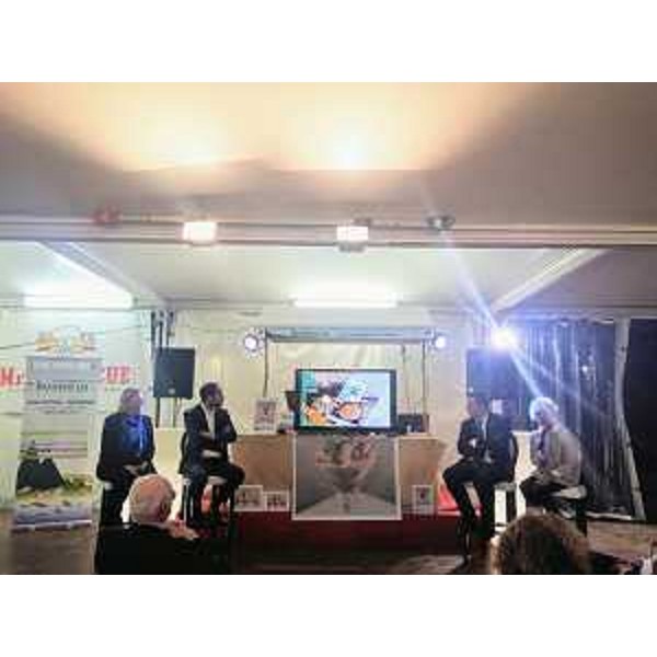 Cristiano Shaurli (Assessore regionale Risorse agricole e forestali) al convegno sul tiramisù nell'ambito di "Gusti di Frontiera" - Gorizia 24/09/2017