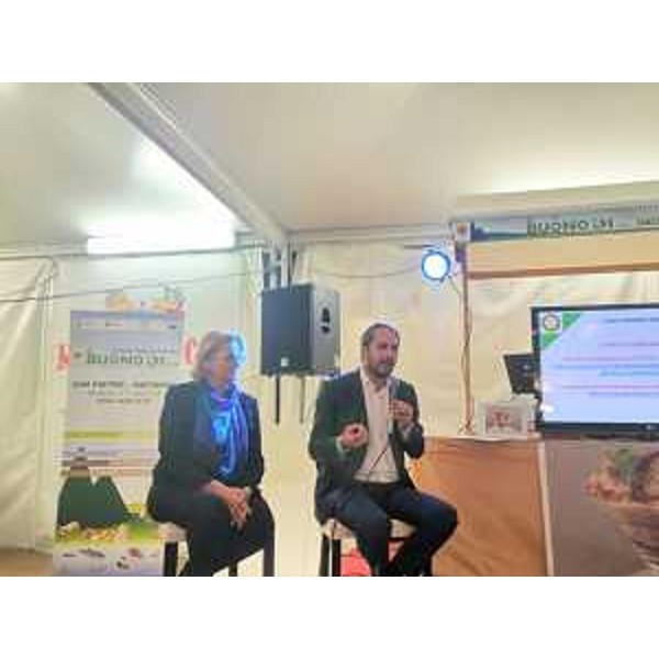 Cristiano Shaurli (Assessore regionale Risorse agricole e forestali) al convegno sul tiramisù nell'ambito di "Gusti di Frontiera" - Gorizia 24/09/2017