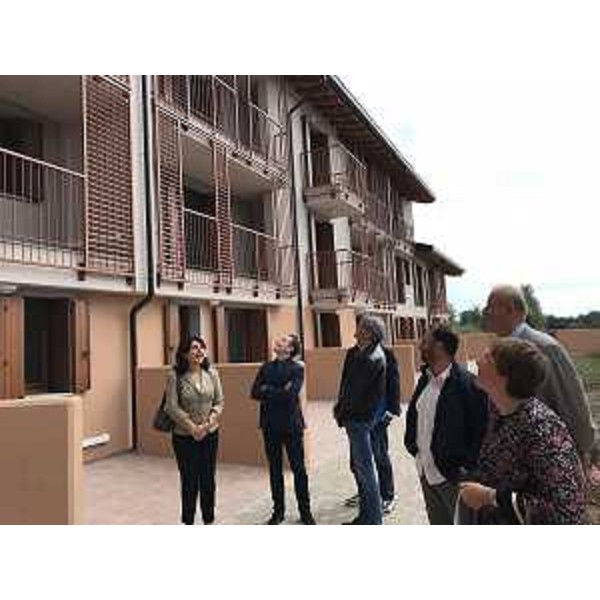 Mariagrazia Santoro (Assessore regionale Infrastrutture e Territorio) all'inaugurazione di "Borgo Magretti" - Remanzacco 26/09/2017