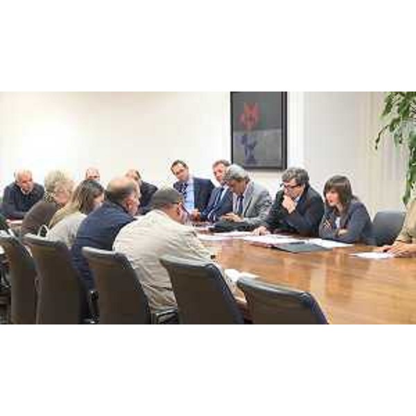 Debora Serracchiani (Presidente Regione Friuli Venezia Giulia) alla firma del decreto di approvazione del progetto per i lavori del tratto Gonars-Palmanova dell'autostrada A4 - Udine 26/09/2017