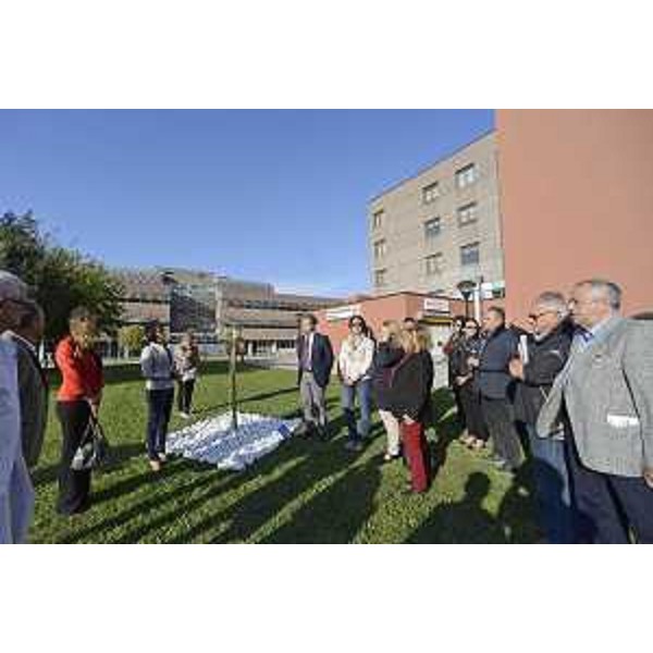 Sara Vito (Assessore regionale Ambiente ed Energia) interviene alla cerimonia di piantumazione di un albero a ricordo delle vittime dellamianto - Monfalcone 29/09/2017