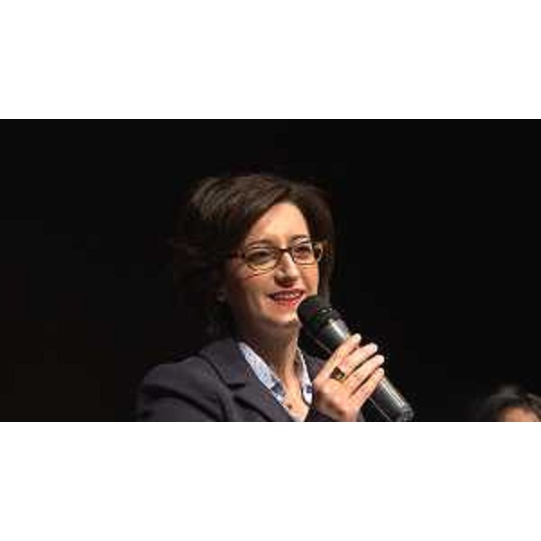 Sara Vito (Assessore regionale Ambiente ed Energia) interviene seconda giornata della VII Conferenza regionale amianto FVG - Monfalcone 29/09/2017