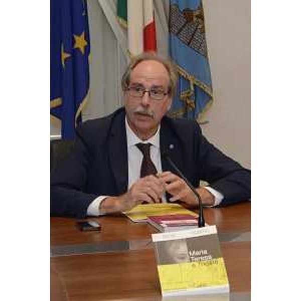 Gianni Torrenti (Assessore regionale Cultura, Sport e Solidarietà) alla presentazione della mostra "Maria Teresa e Trieste. Storie e culture della città e del suo porto" - Trieste 30/09/2017
