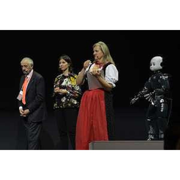 Gianpietro Benedetti (Presidente gruppo Danieli) alla presentazione del bilancio d'esercizio 2016-2017 del gruppo Danieli - Buttrio 04/10/2017