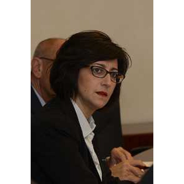 Sara Vito (Assessore regionale Ambiente ed Energia) durante la riunione della Giunta regionale - Trieste 06/10/2017