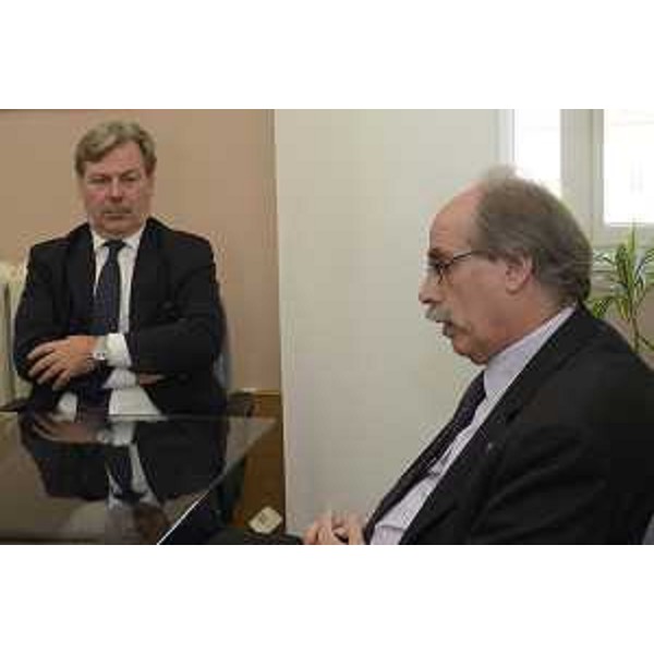 Gianni Torrenti (Assessore regionale Cultura, Sport e Solidarietà) incontra Vojko Volk (Console generale Repubblica di Slovenia) - Trieste 12/10/2017