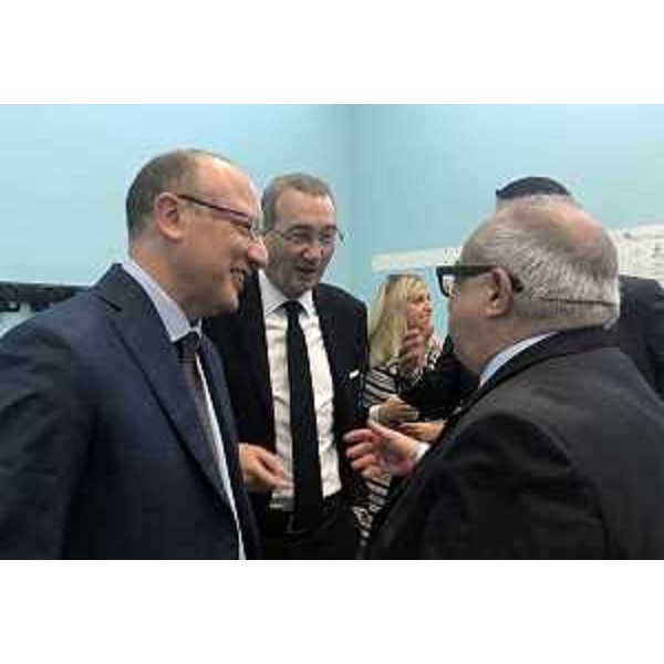 Vincenzo Boccia (Presidente nazionale Confindustria), Sergio Bolzonello (Vicepresidente Regione FVG e assessore Attività produttive, Turismo e Cooperazione) e Michelangelo Agrusti (Presidente Unindustria Pordenone) alla riunione del Club dei 15 di Confindustria - San Vito al Tagliamento 13/10/2017