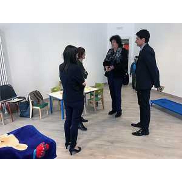 Loredana Panariti (Assessore regionale Lavoro, Formazione, Istruzione, Pari Opportunità, Politiche giovanili, Ricerca e Università) all'inaugurazione delle nuove aule della scuola dell'infanzia "Mario Lodi" - Pasiano di Pordenone 21/10/2017