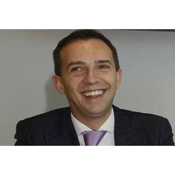 Luca Fanotto (Sindaco Lignano Sabbiadoro) durante la presentazione di un festival di concerti a data zero nello stadio di Lignano - Udine 26/10/2017