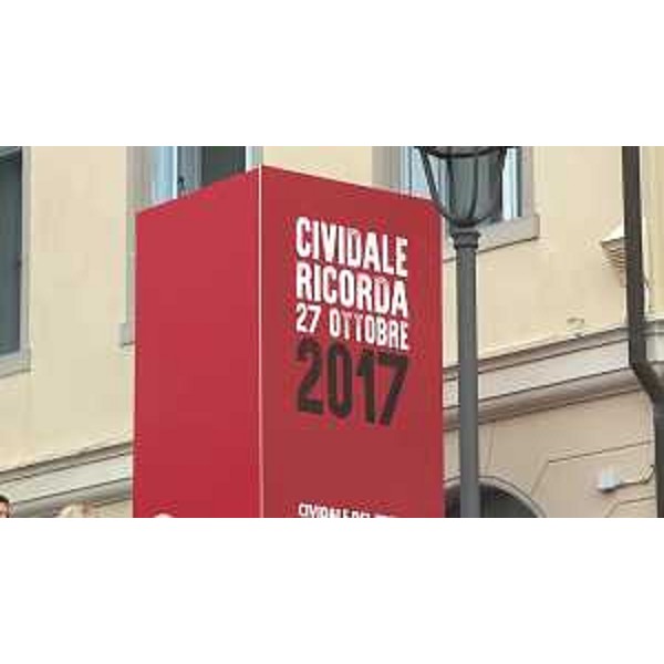 Cerimonia in ricordo della disfatta di Caporetto - Cividale del Friuli 27/10/2017 