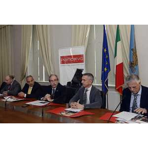 Gianni Torrenti (Assessore regionale Cultura, Sport e Solidarietà) alla presentazione del Festival pianistico internazionale "Piano|FVG 2017" - Trieste 31/10/2017