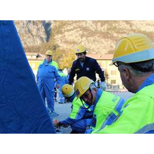 Esercitazione della Protezione civile - Villa Santina 05/11/2017