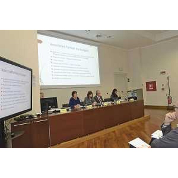 Debora Serracchiani (Presidente Regione Friuli Venezia Giulia) alla presentazione del progetto "CrossCare" - Trieste 08/11/2017