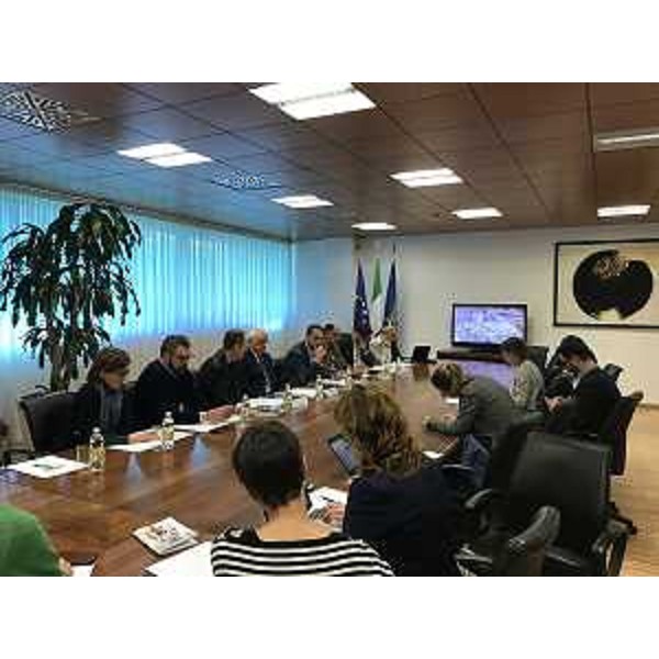 Cristiano Shaurli (Assessore regionale Risorse agricole e forestali) durante la presentazione della missione istituzionale in USA per promuovere le eccellenze agroalimentari e vitivinicole del FVG - Udine 10/11/2017